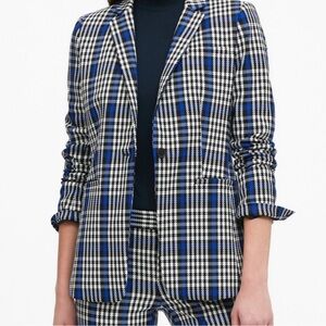 NWT Banana Republic Blue and White Blazer